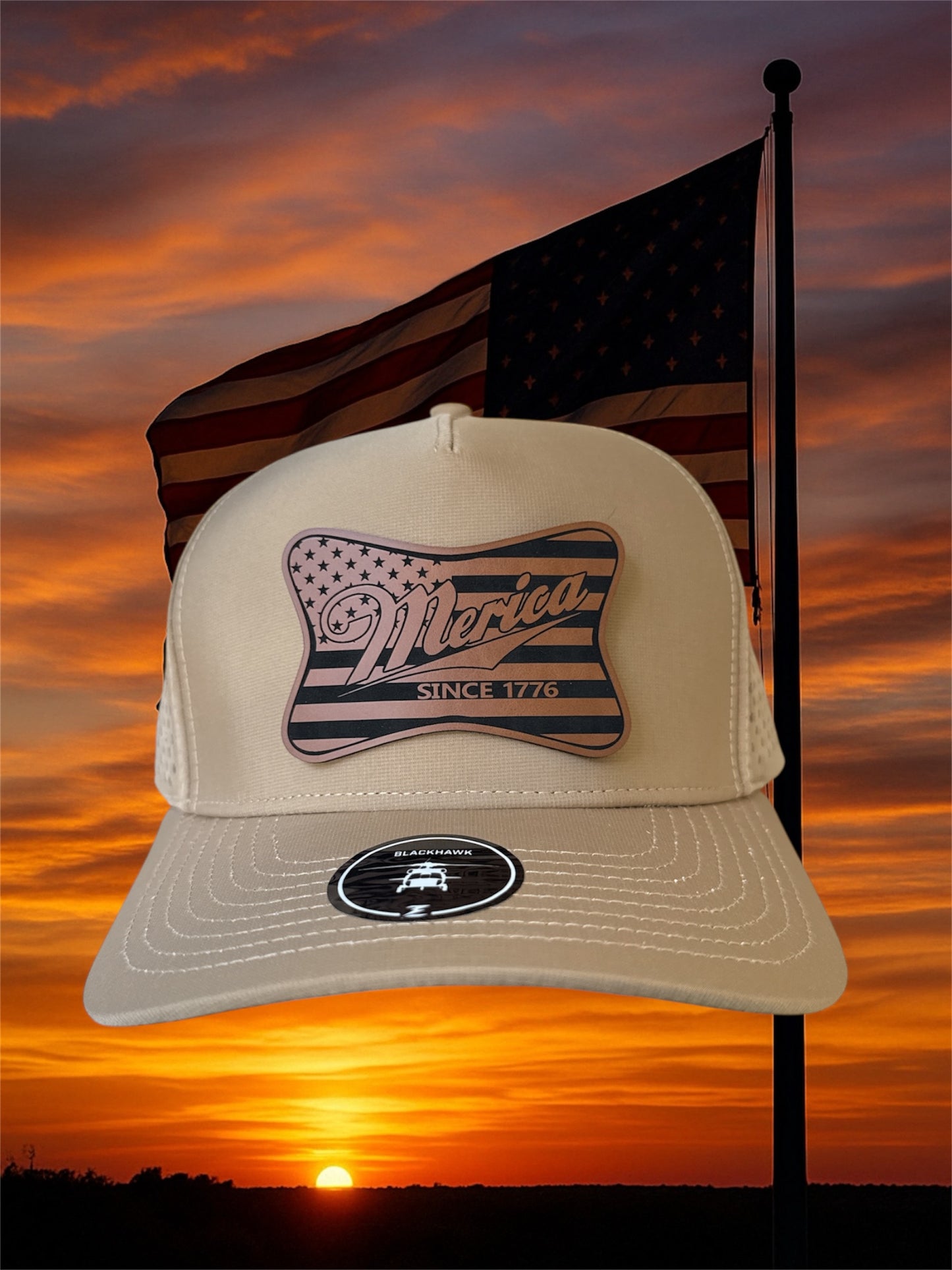 Merica Custom Patch Hat