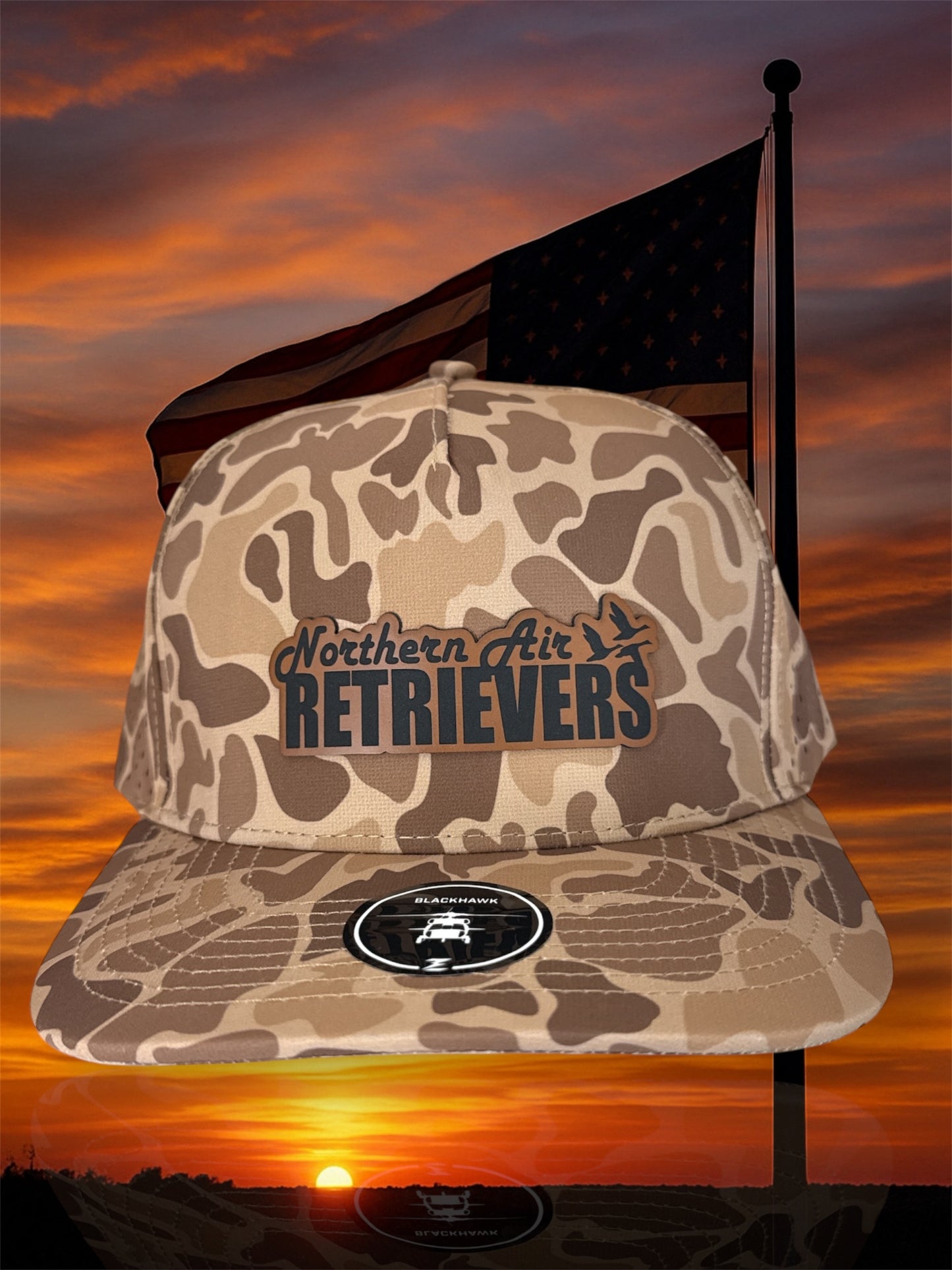 Northern Air Retrievers Laser Perforated Patch Hat