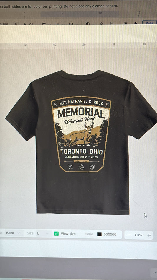 Comfort Color 2025 Nathaniel S Rock Memorial Hunt shirt