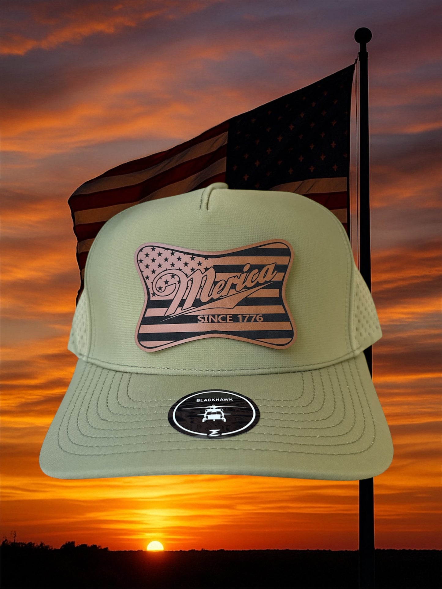 Merica Custom Patch Hat